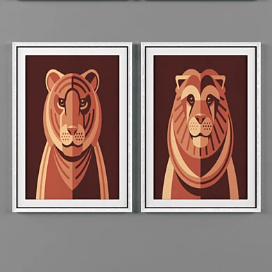 Collection Frames Animals