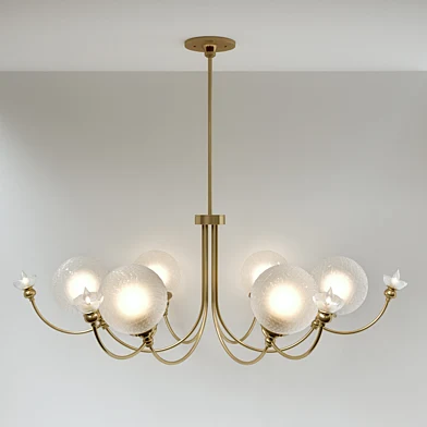 Diamond Frosted Chandelier