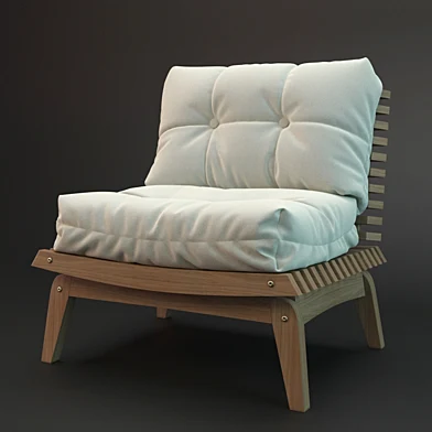 Wood Armchair