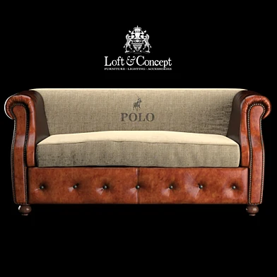 ДИВАН POLO BROWN LEATHER