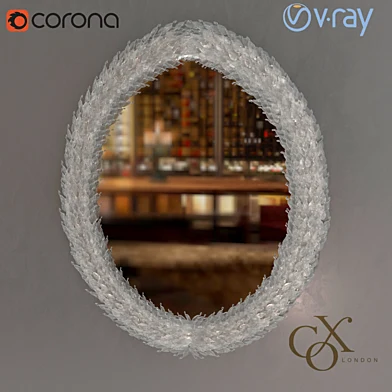 COX London, Venetian glass leaf mirror