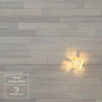 Vernal Antique White wooden floor by DuChateau