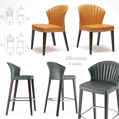Allermuir _ Cardita Side Chair & Cardita Stool