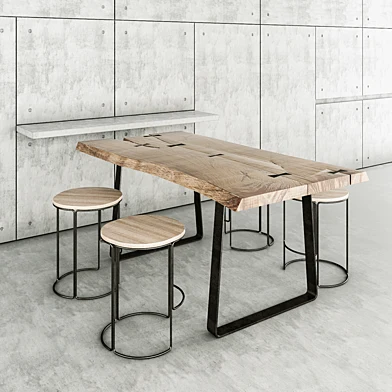 Concrete&wood