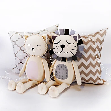 The Emily & Meritt Cat & Lion Plush
