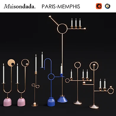 Подсвечники Paris-Memphis