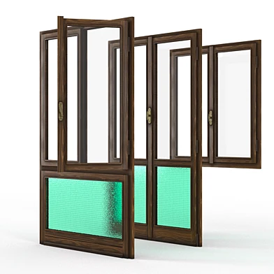 classic wood window