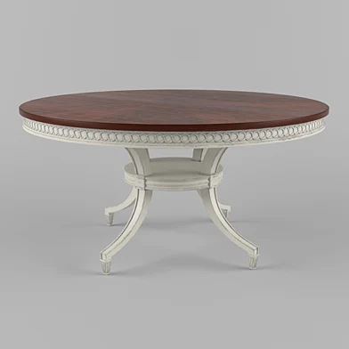 Villa Couture Ana Round Table in Glaze