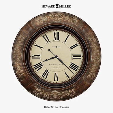625-535 Le Chateau Wall Clock by Howard Miller