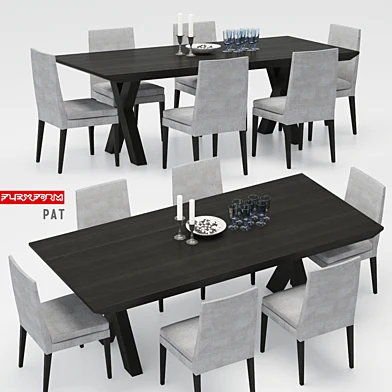 стол Casamilano со стульями PAT Flexform