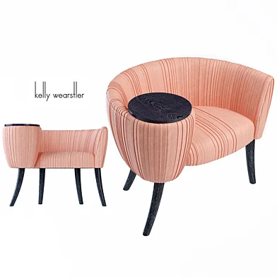 SOUFFLE COCKTAIL CHAIR, SOUFFLE OTTOMAN