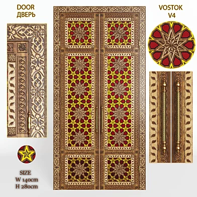 Дверь восточная VOSTOK V4