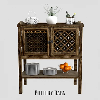 Pottery barn Georgia Bar Cabinet