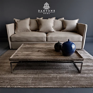 Диван Анси, кофейный столик TY380-YM и ковёр MAQ-02-Taupe от Dantone home