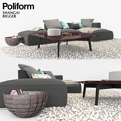 Poliform Shangai sofa set