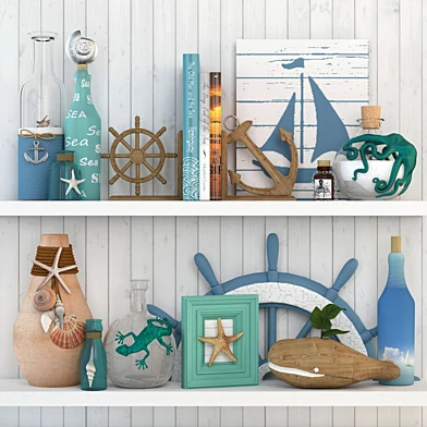 Sea decorative set