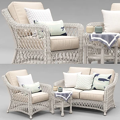 HAMPTON SEATING IN IVORY FINISH