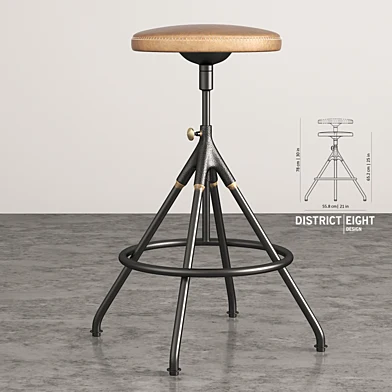 District 8 Design_ ARKON COUNTER STOOL