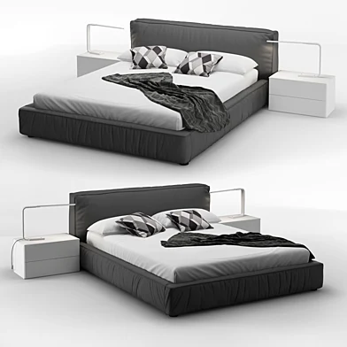 Rossetto Twist Platform Bed