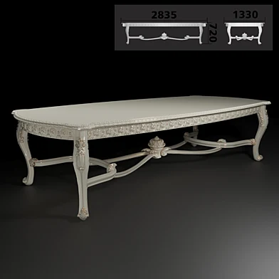 Royal carved dining table