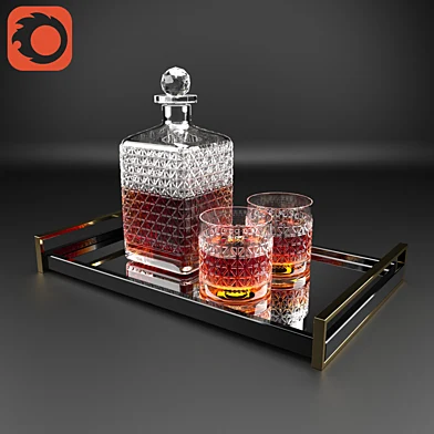 Glass Whiskey Set