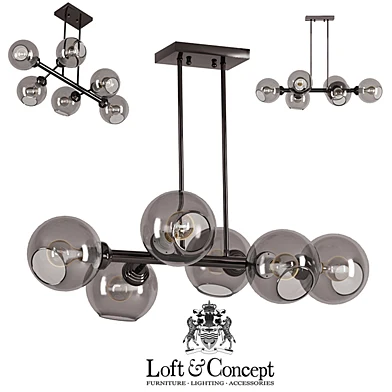 Люстра Glass Bubble Chandelier Black
