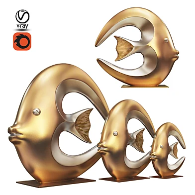 Fish statuette