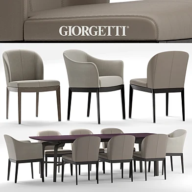 Стол и стулья giorgetti normal