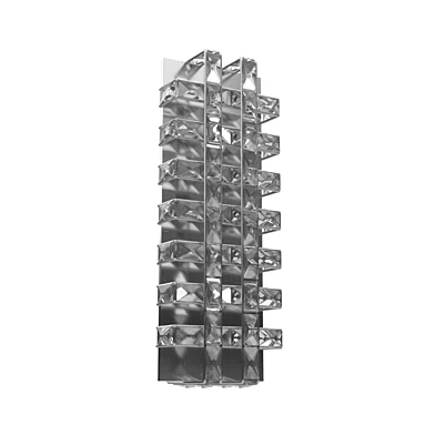 94316 Светодиодный светильник наст.-потол. LONZASO, 18W(LED), 140х390, сталь, хром/ хрусталь
