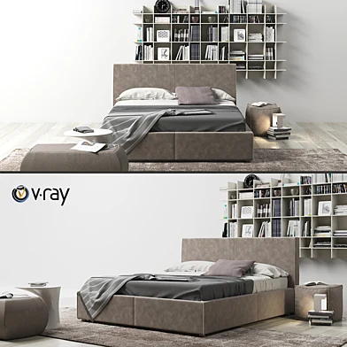 METROPOLITAN bed Bolzan Letti