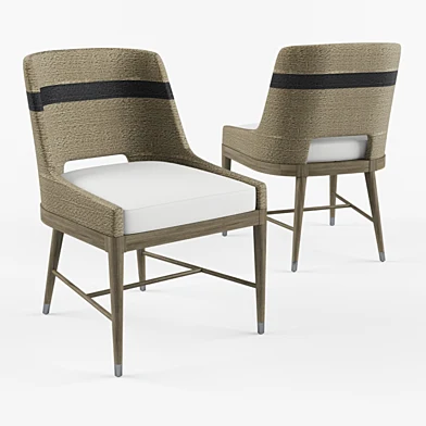 Palecek Fritz Rope Side Chair
