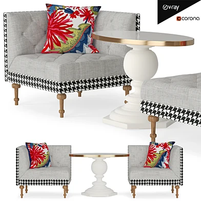 Set armchair table
