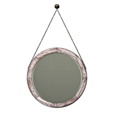 Uttermost loughlin lightly stained wood mirror