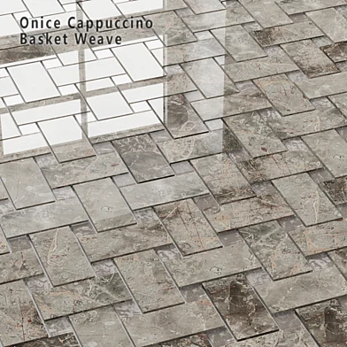 Плитка Sicis SiciStone Onice Cappuccino Basket Weave