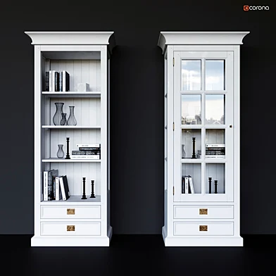 Витрины Оксфорд Dantone Home остекленная и открытая