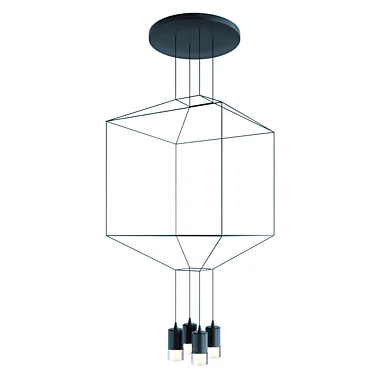 Vibia wireflow chandelier 0311 led suspension lam
