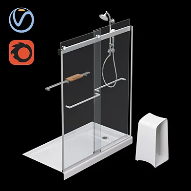 Комплект с душевой дверью "Levity" (KOHLER)