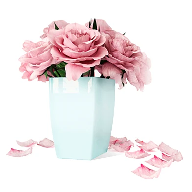 Roses of pastel color
