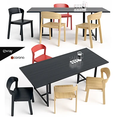 Pur Chair and Seleri table