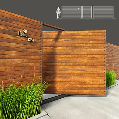 wood fence