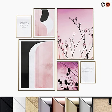 Poster Set "Pink Mood"