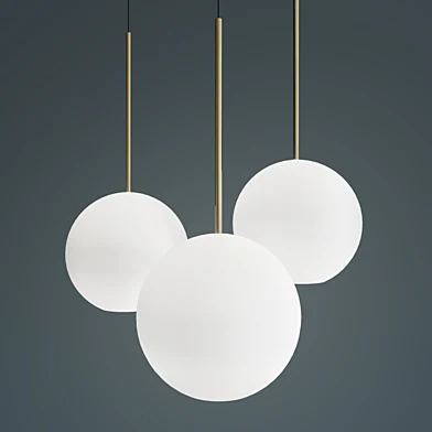 Suspension lamps giopato & coombes bolle bls mono lamp milk