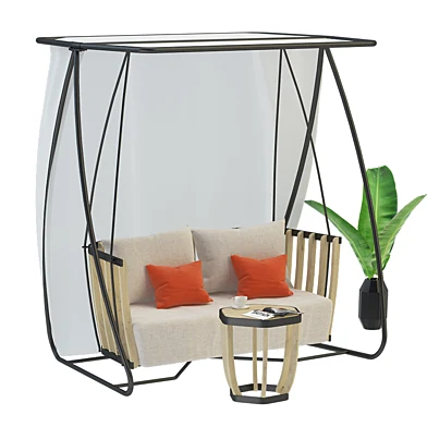 Collections swing porch and small coffee table