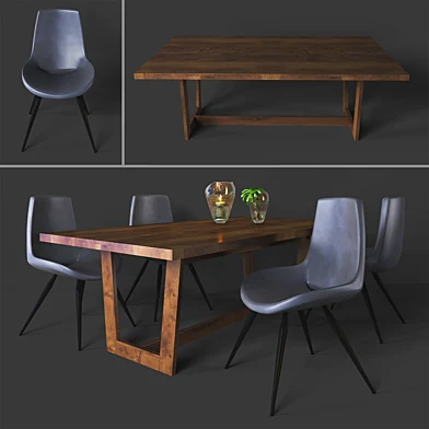 Mobital William Faux Leather Dining Chair