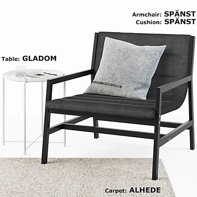 IKEA SPANST, ALHEDE, GLADOM SET