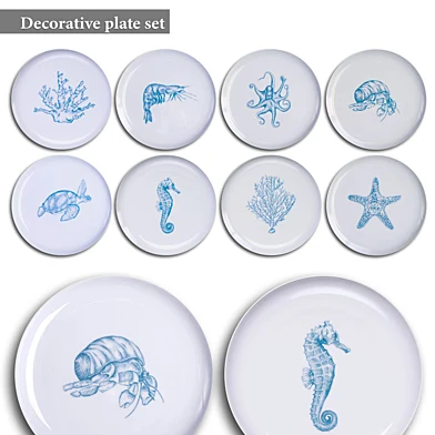 Decorative plate set 17