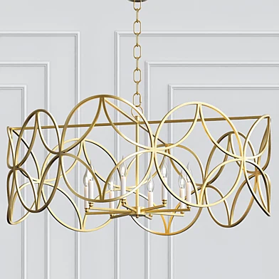 McCarty Gold Leaf Chandelier