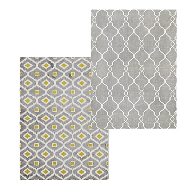 Temple and webster:Delica Flat Weave Rug Grey,Bianca Indoor Outdoor Rug