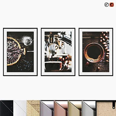 Poster Set "Pie And Coffee"
