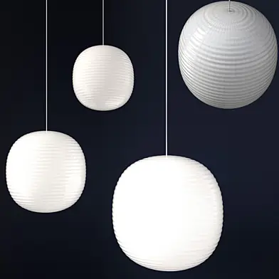 Lantern Pendant Chandelier - Large, Medium, Small by New Works
